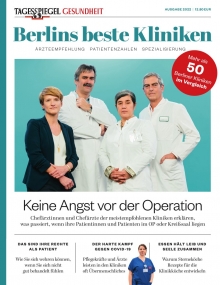 Tagesspiegel publiziert den Ratgeber 'Berlins beste Kliniken' -